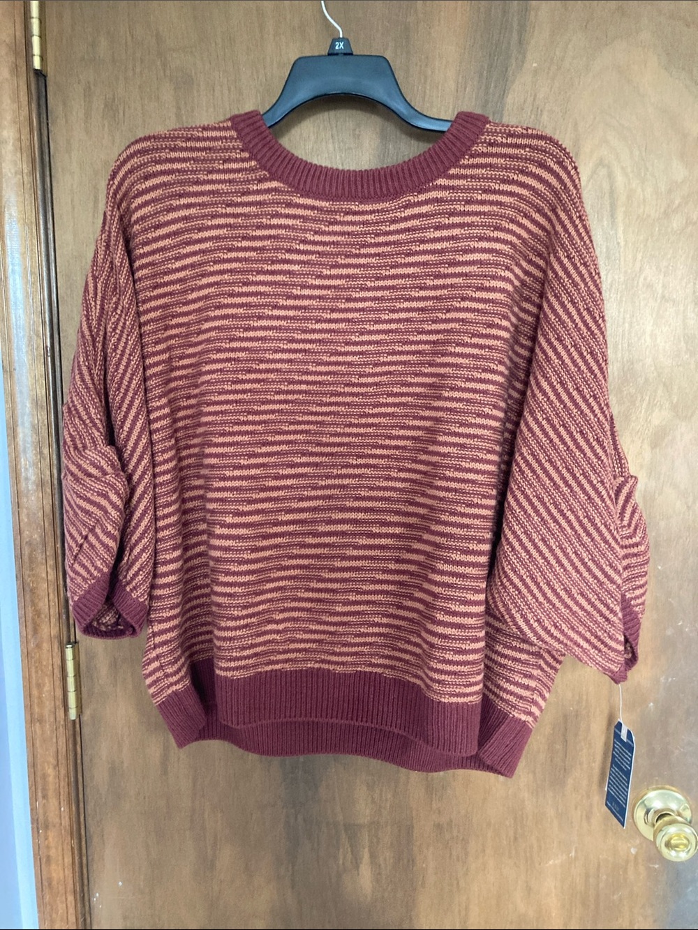 Democracy abstract stripes pattern sweater size 3X - Picture 11 of 16